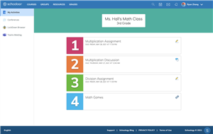 Additional educator screen image